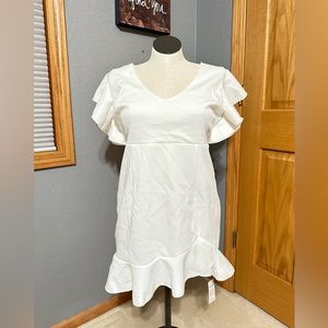 Beautiful white classy dress -